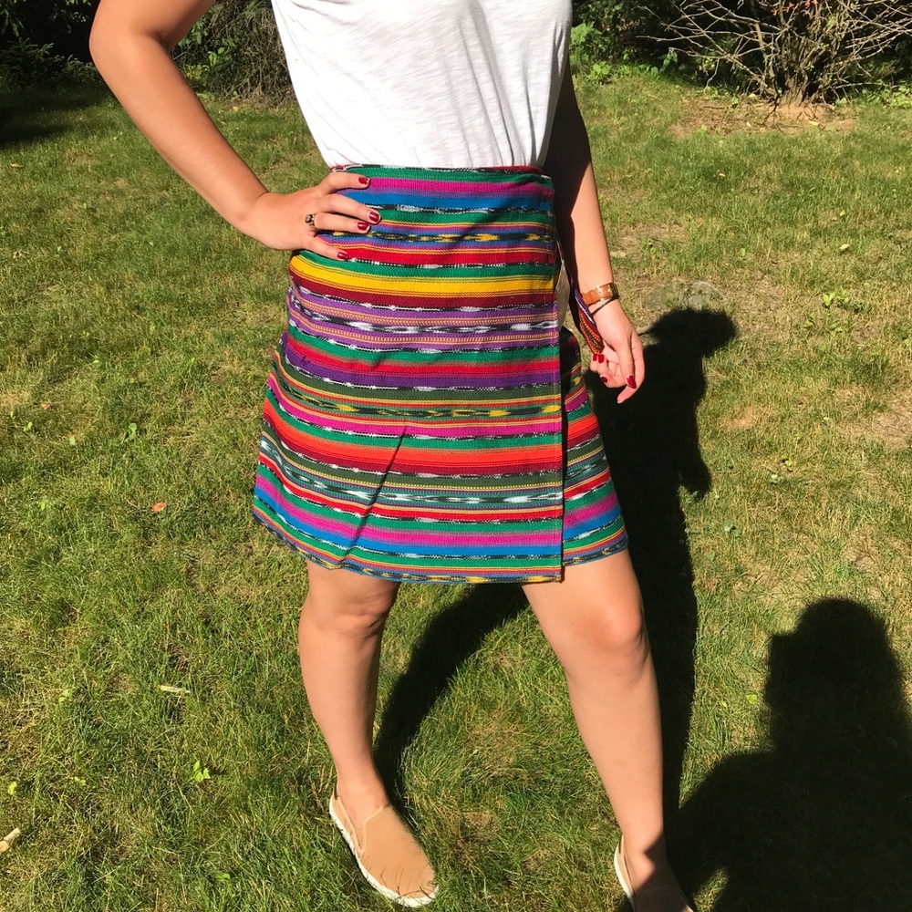 Neiman Marcus Patterned Skirt